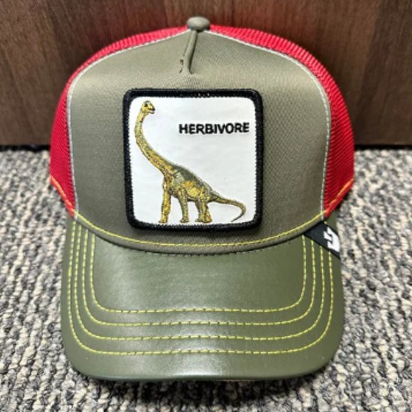 Goorin Animal Farm Trucker Baseball Hat Thunder Lizard Herbivore Brachiosaurus